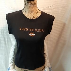 Harley Davidson bling tshirt